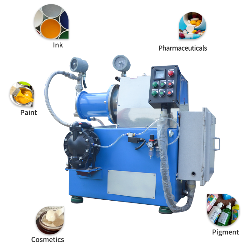 horizontal sand/bead mill paint making machine