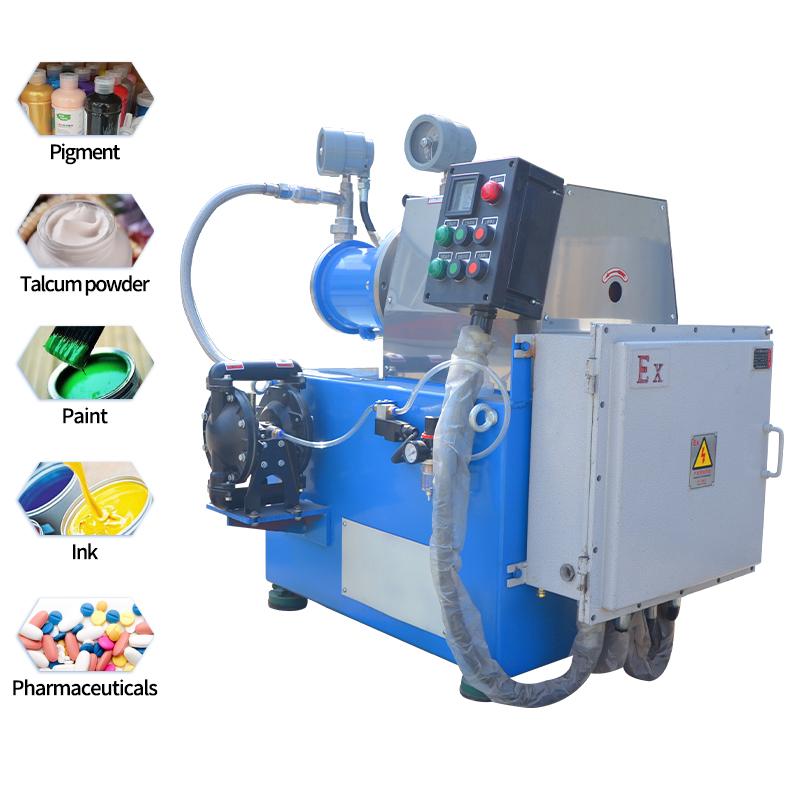 horizontal sand/bead mill paint making machine