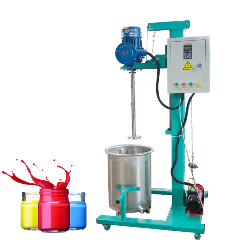 FS1500 high speed disperser liquid dissolver mini paint mixer 50L paint dispenser